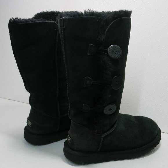 UGG Insulated Boots 1873 Triplet Bailey Button Women's Winter Footwear Shoes 8 - Picture 4 of 6